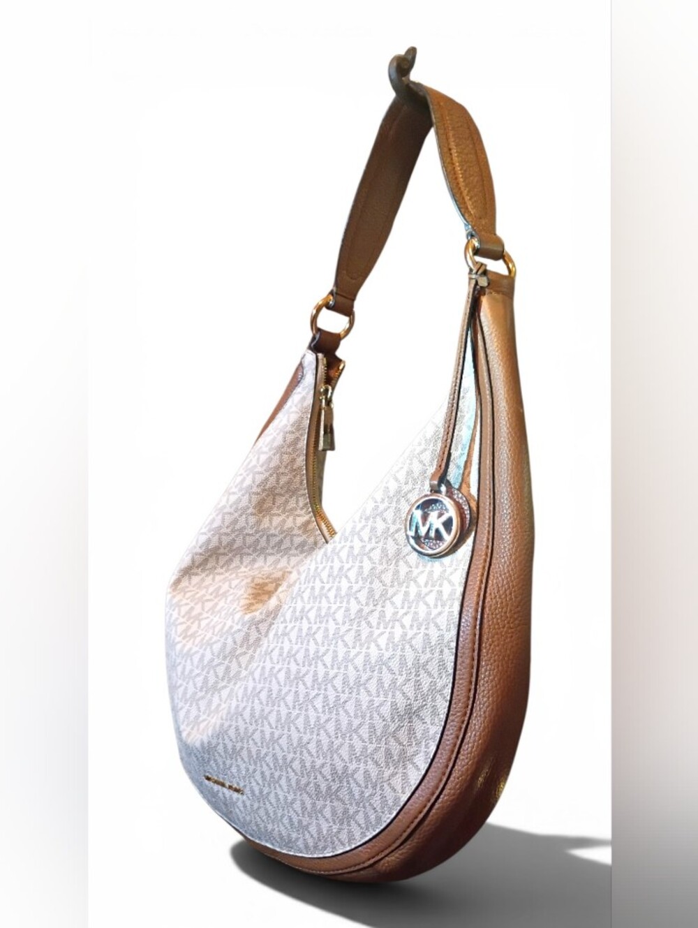 NWOT Michael Kors Luxury Pebbled Leather Matching Lydia Hobo & Clutch Set